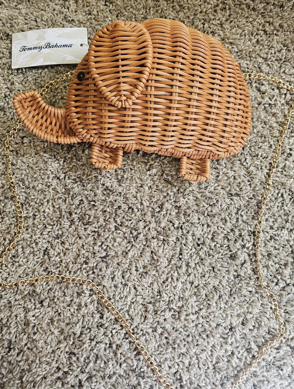 Tommy Bahama Elephant Bag Nwt - Picture 1 of 3